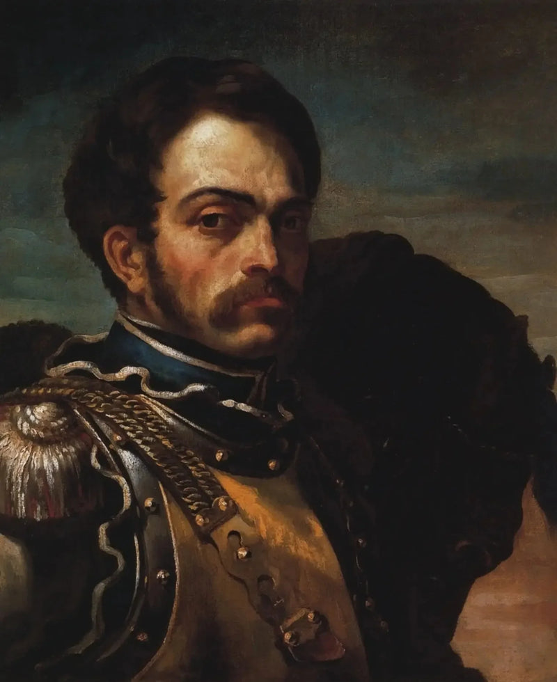 Portrait de carabinier - Théodore Géricault