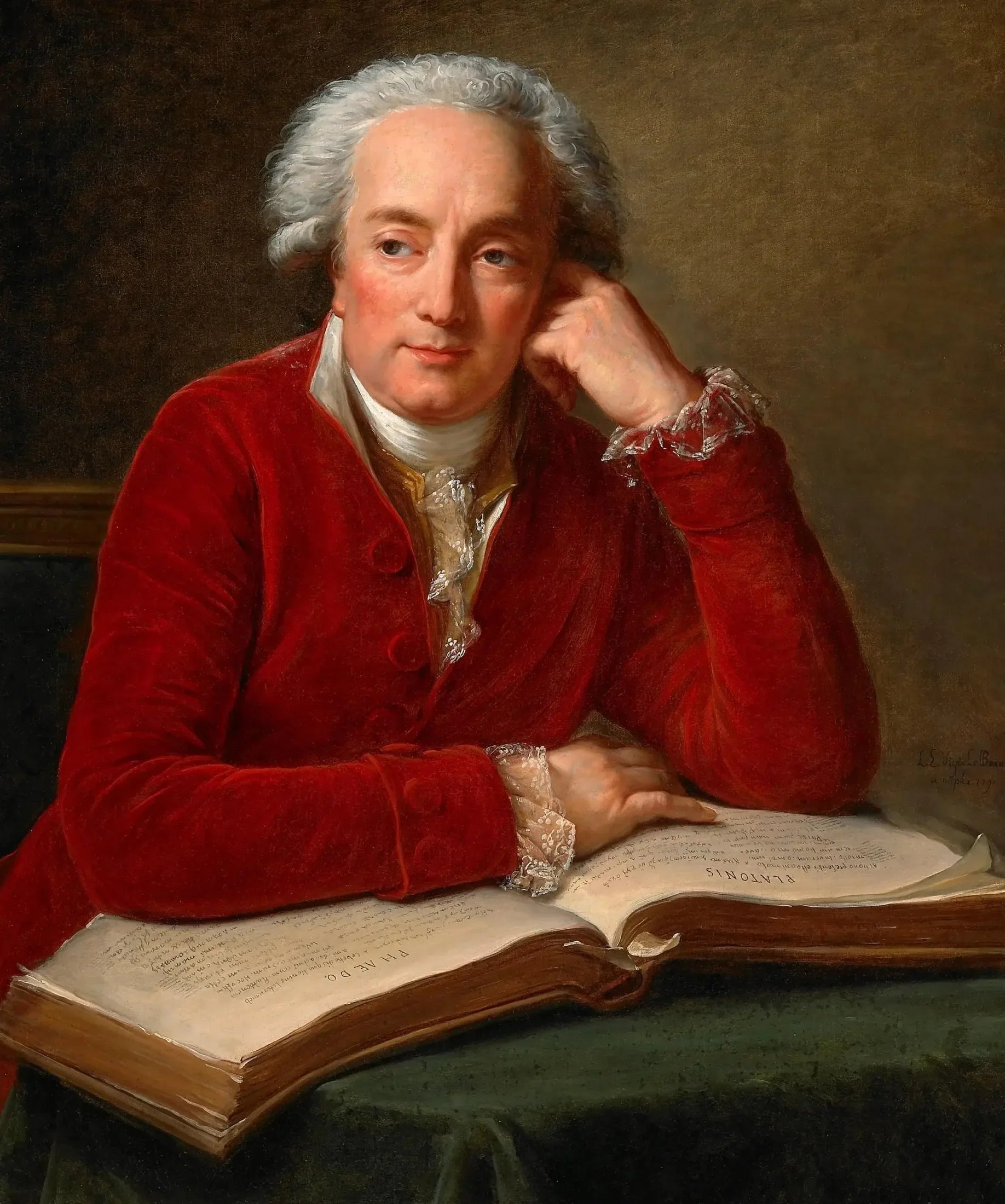 Portrait de Carlo Gastone della Torre di Rezzonico - Élisabeth Vigée Le Brun image 1 tableau peint à l’huile sur toile
