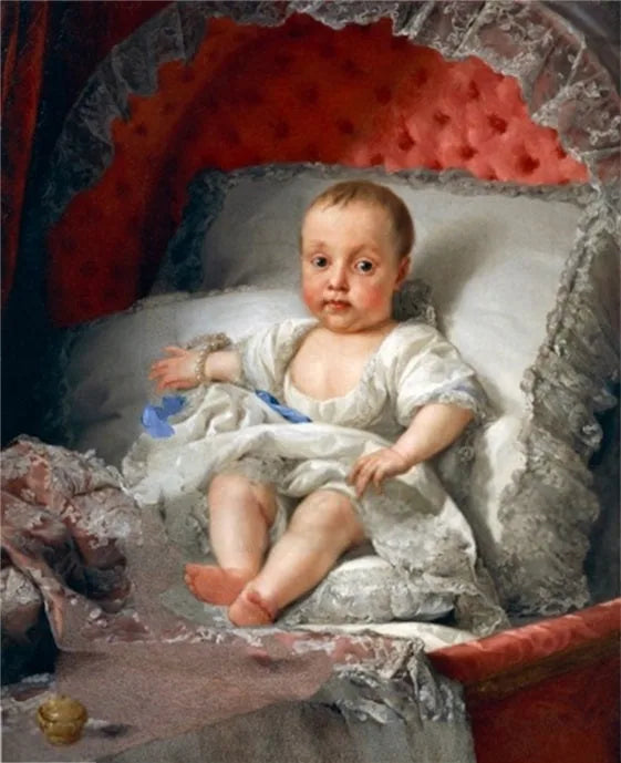 Portrait de Carlota Joaquina d'Espagne (1775-1830) - Anton Raphael Mengs image 1 tableau peint à l’huile sur toile