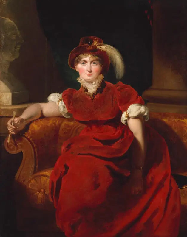 Portrait de Caroline de Brunswick - Thomas Lawrence image 1 tableau peint à l’huile sur toile