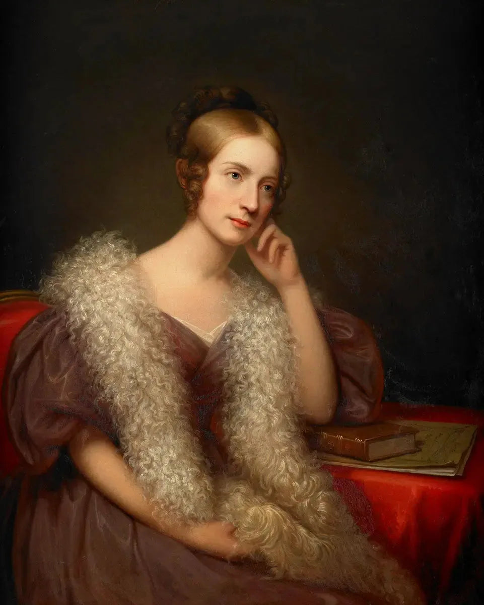 portrait de Caroline Louisa Pratt Bartlett - Rembrandt Peale image 1 copie de tableau peinte à la main