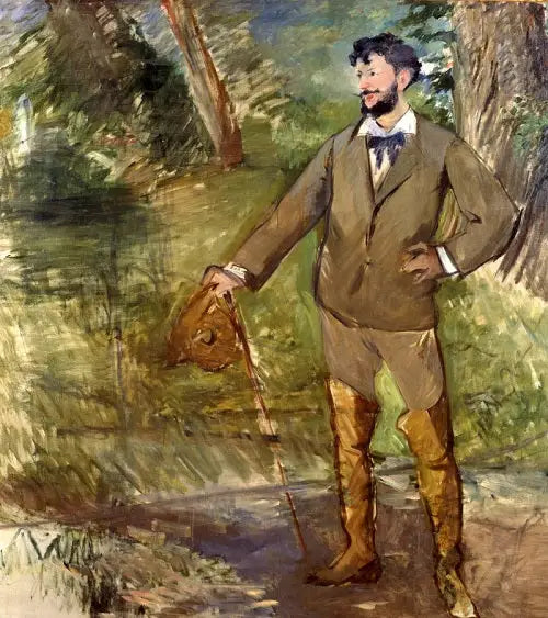 Portrait de Carolus-Duran - Édouard Manet image 1 reproduction artisanale de tableau