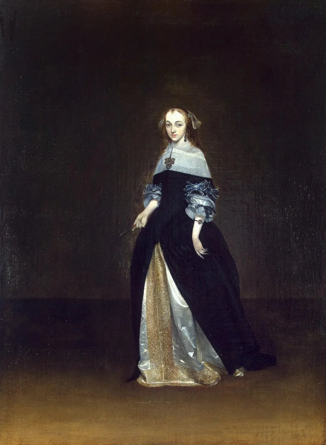 Portrait de Catarina van Leunink - Gerard ter Borch image 1 reproduction réalisée par Alpha Reproduction