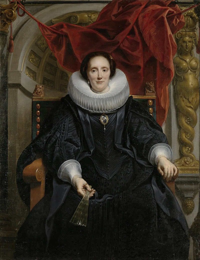 Portrait de Catharina Behaghel (1597-1666), épouse de Rogier Le Witer - Jacob Jordaens