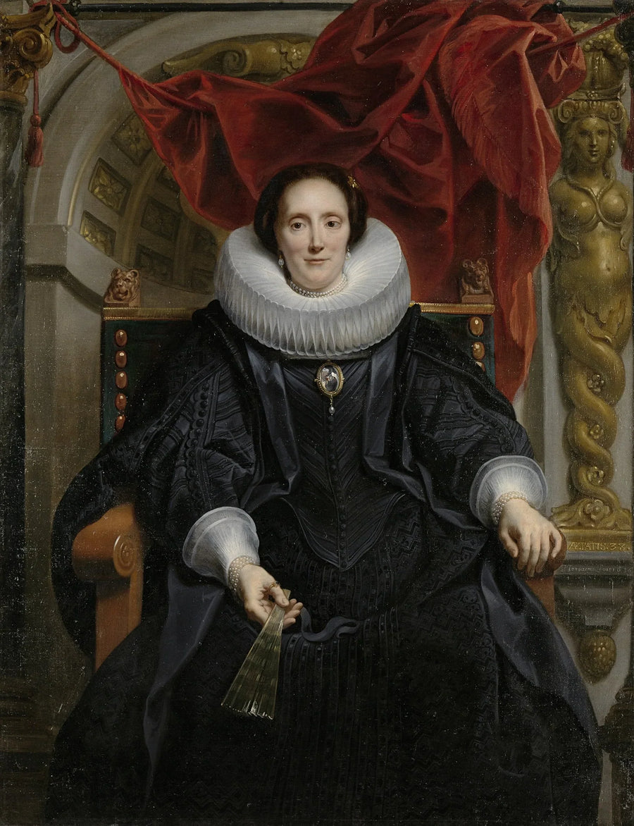 Portrait de Catharina Behaghel (1597-1666), épouse de Rogier Le Witer - Jacob Jordaens