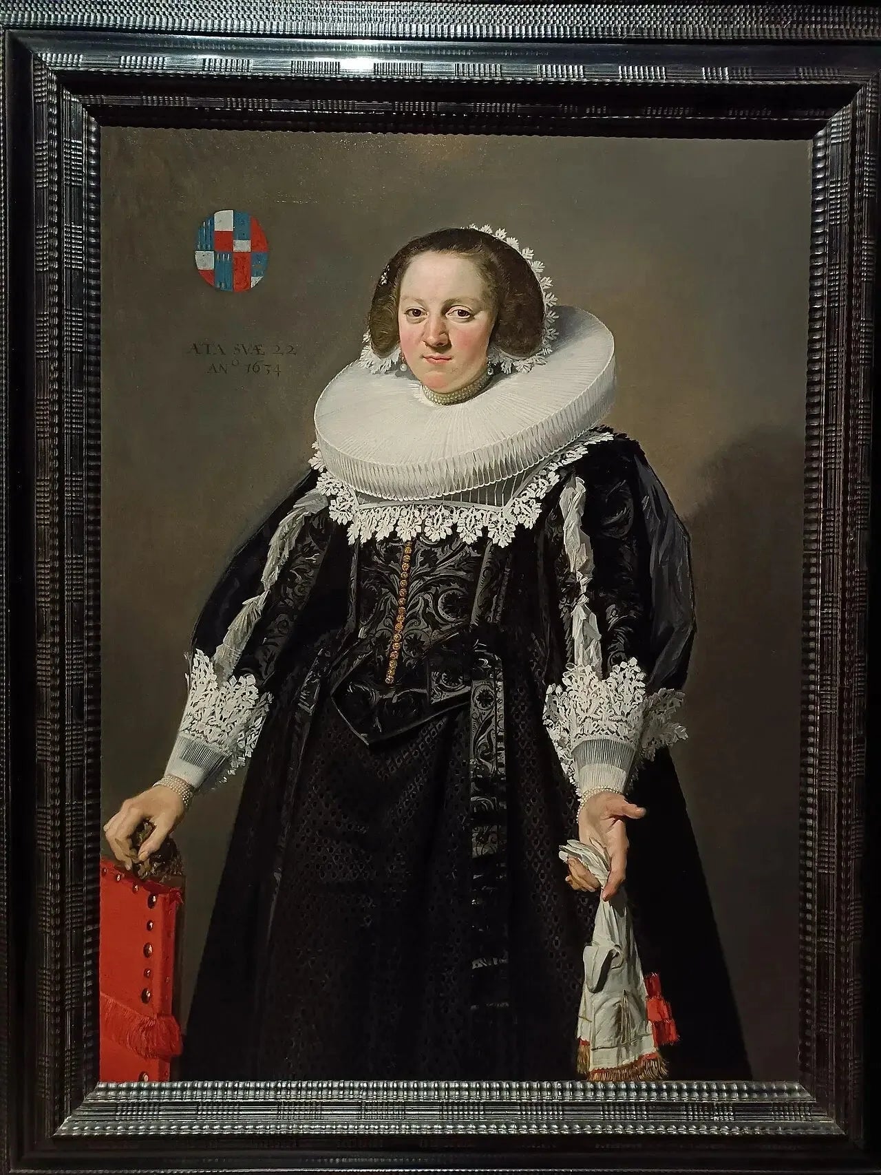Portrait de Catharina Brugman - Frans Hals image 2 copie de tableau peinte à la main