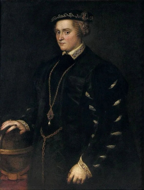 Portrait de Catherine d'Autriche (1533-1572), reine de Pologne - Jacopo Tintoretto image 1 copie peinte à la main à l’huile