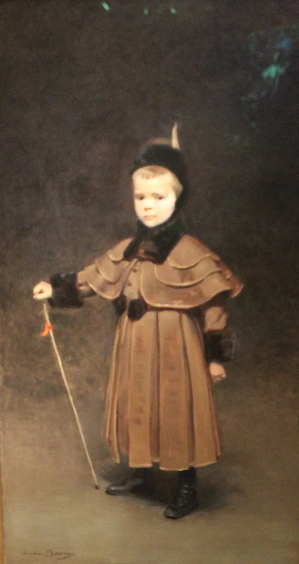 Portrait de Cecil Kent Drinker - Cecilia Beaux image 1 reproduction artisanale de tableau
