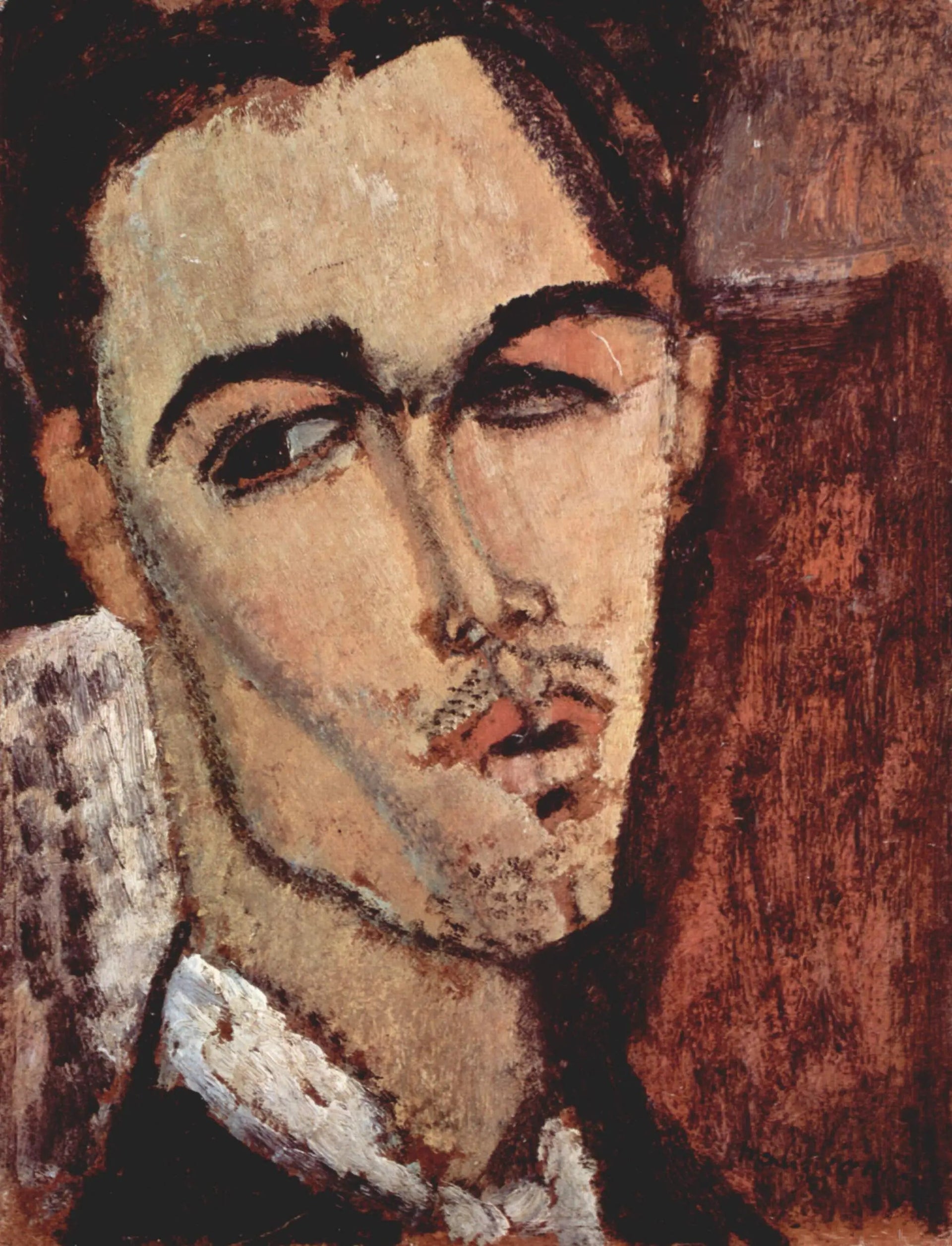 Portrait de Celso Lagar - Amedeo Modigliani image 1 copie de tableau peinte à la main