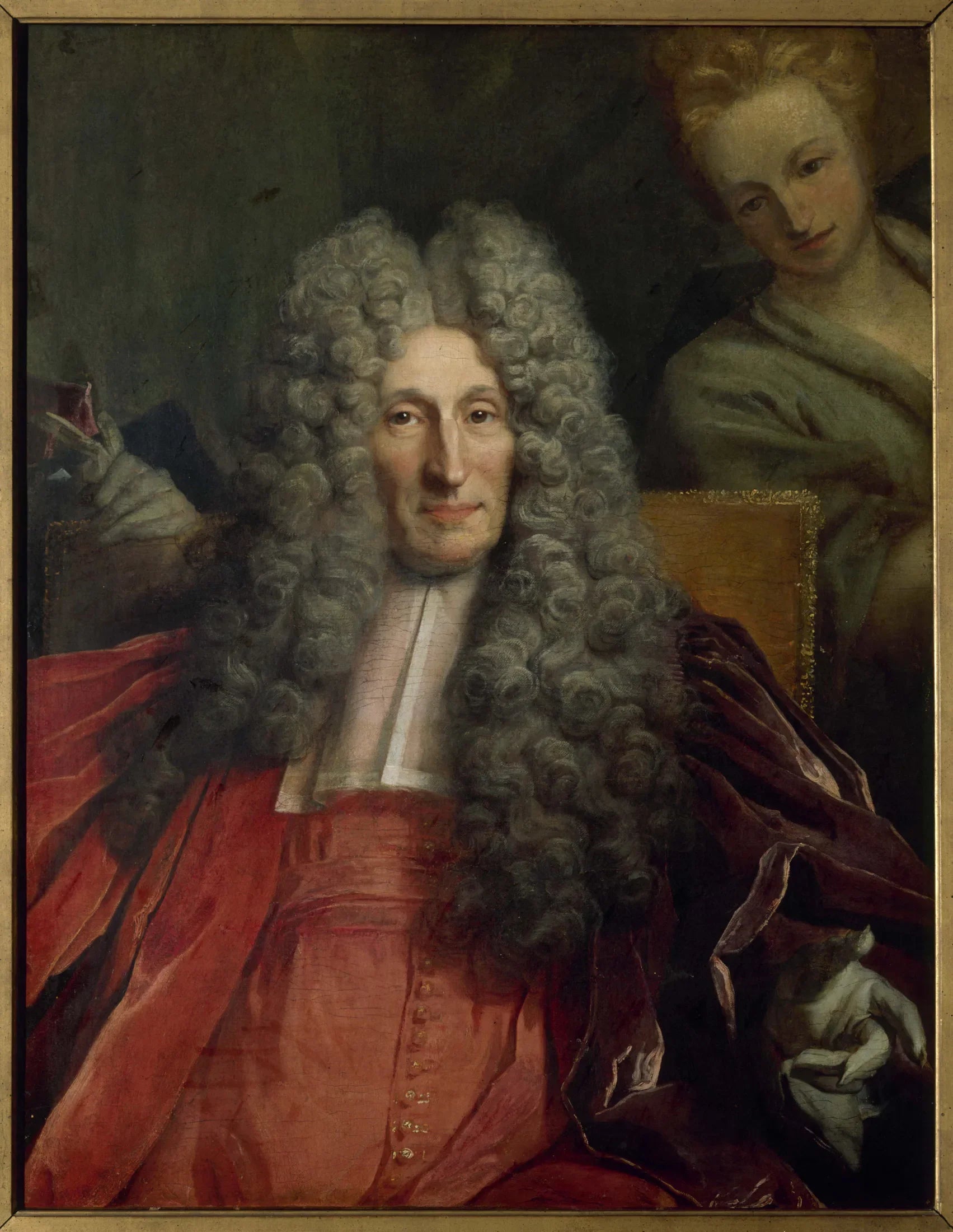 Portrait de Charles Boucher d'Orsay, prévôt des marchands de 1700 à 1708 (fragment) - Nicolas de Largillière image 1 reproduction artisanale de tableau