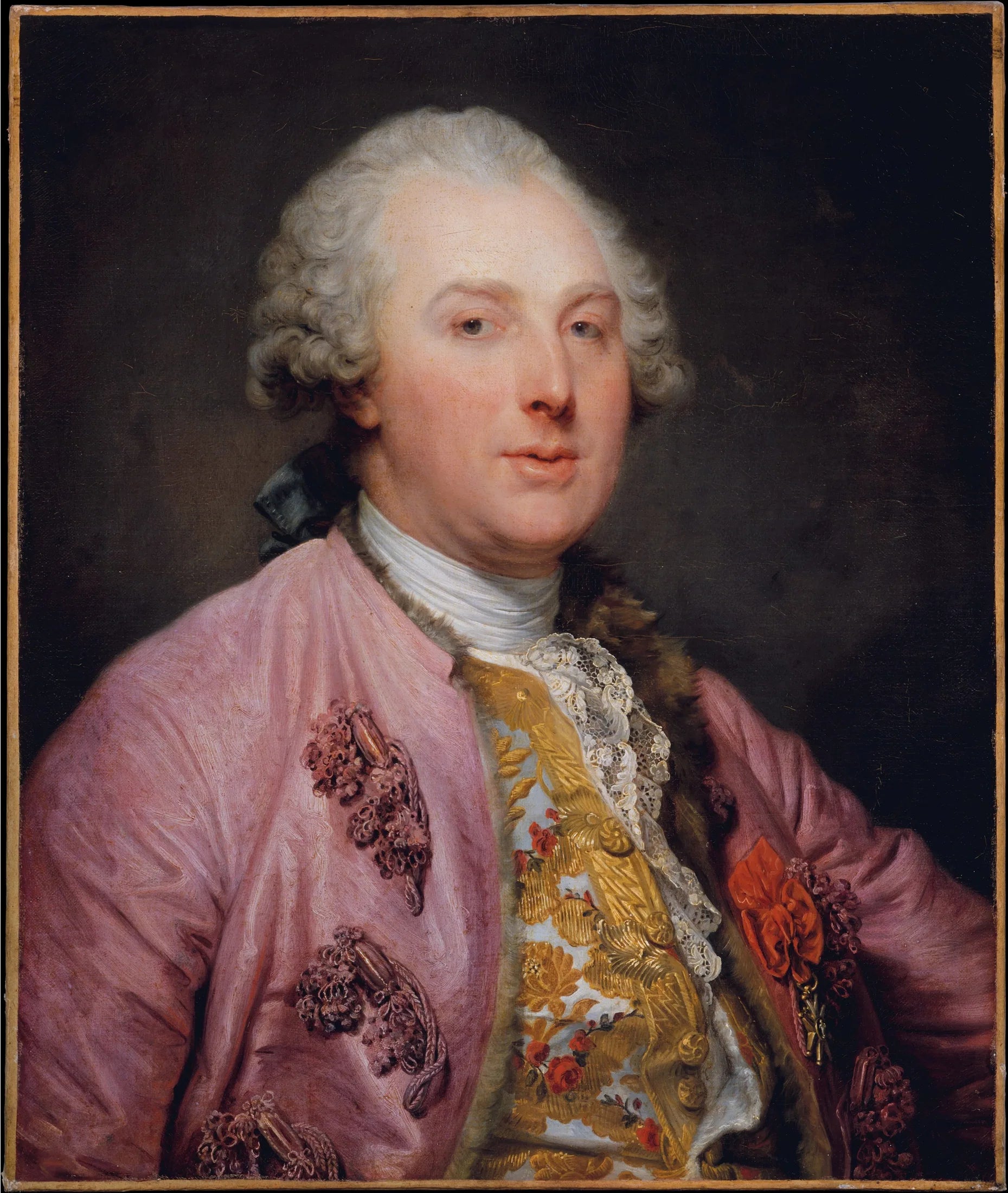 Portrait de Charles Claude de Flahaut de La Billarderie (Comte d'Angiviller) - Jean-Baptiste Greuze image 1 reproduction d’œuvre d’art à l’huile