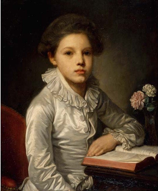 Portrait de Charles-Étienne de Bourgevin de Vialart, comte de Saint-Morys, enfant - Jean-Baptiste Greuze image 1 reproduction artisanale de tableau