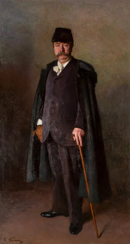 Portrait de Charles Frederick Worth - Émile Friant image 1 copie peinte à la main à l’huile