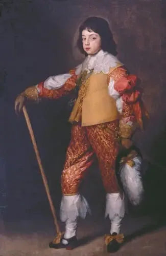 Portrait de Charles, prince de Galles, futur Charles II - Antoine van Dyck image 1 copie de tableau peinte à la main