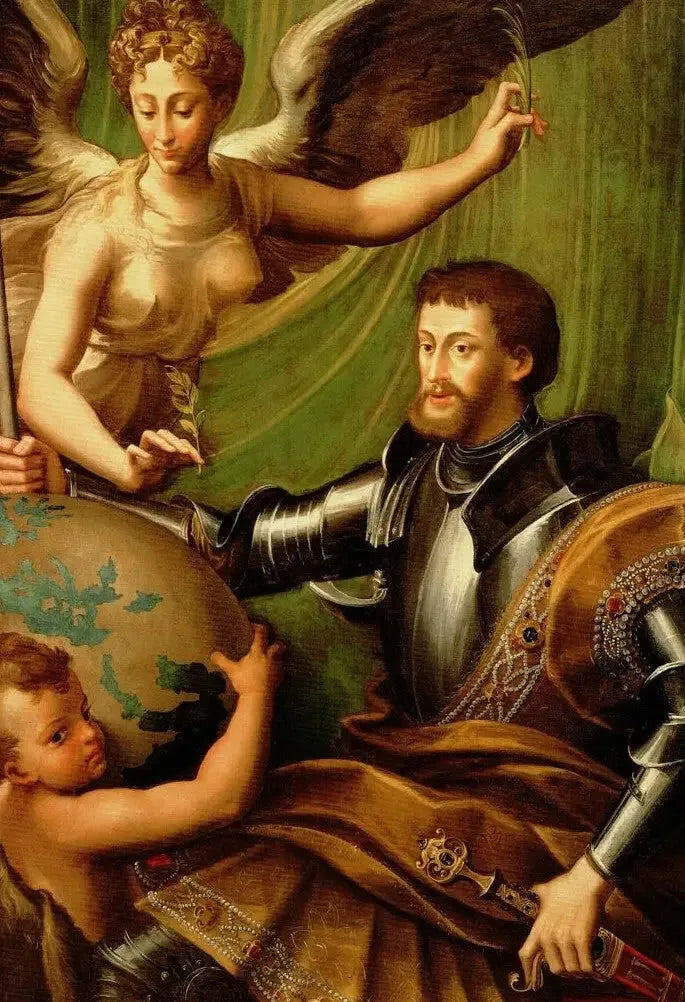 Portrait de Charles Quint - Parmigianino image 1 reproduction artisanale de tableau
