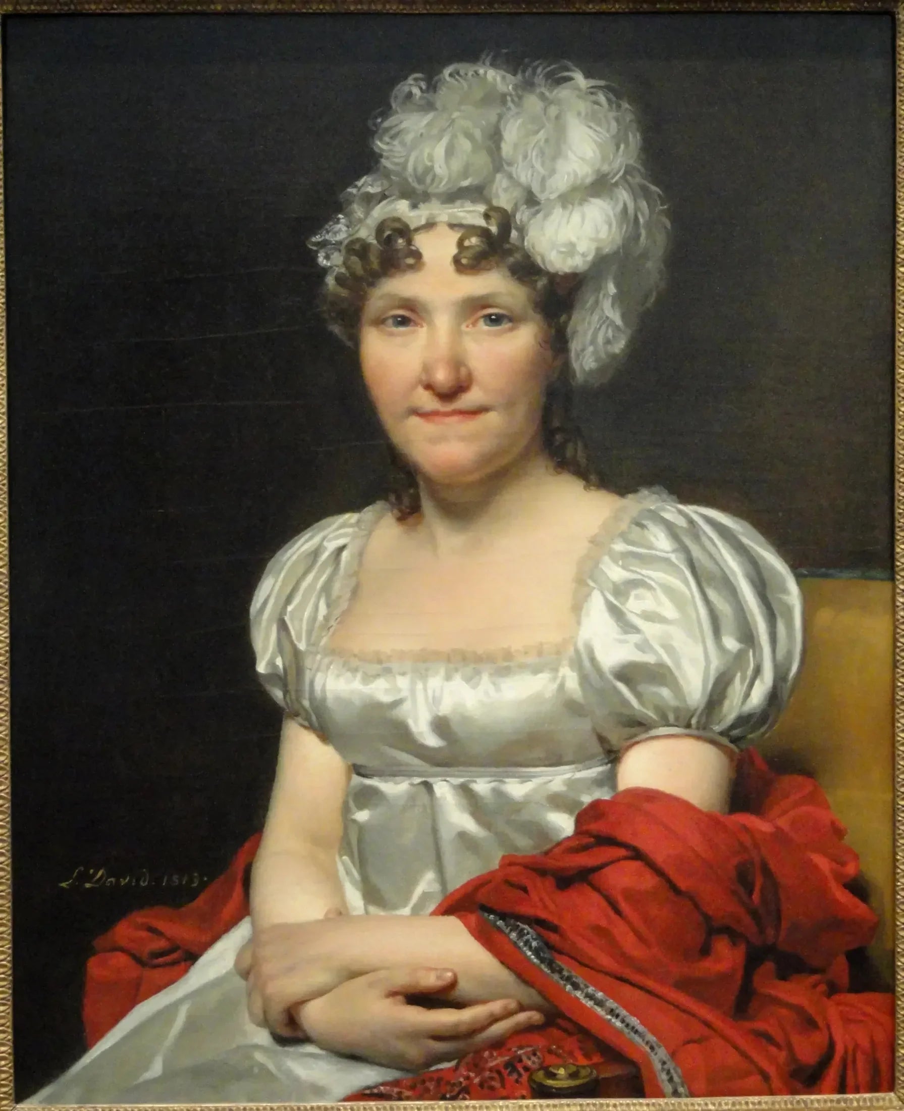 Portrait de Charlotte David - Jacques-Louis David image 1 reproduction réalisée par Alpha Reproduction