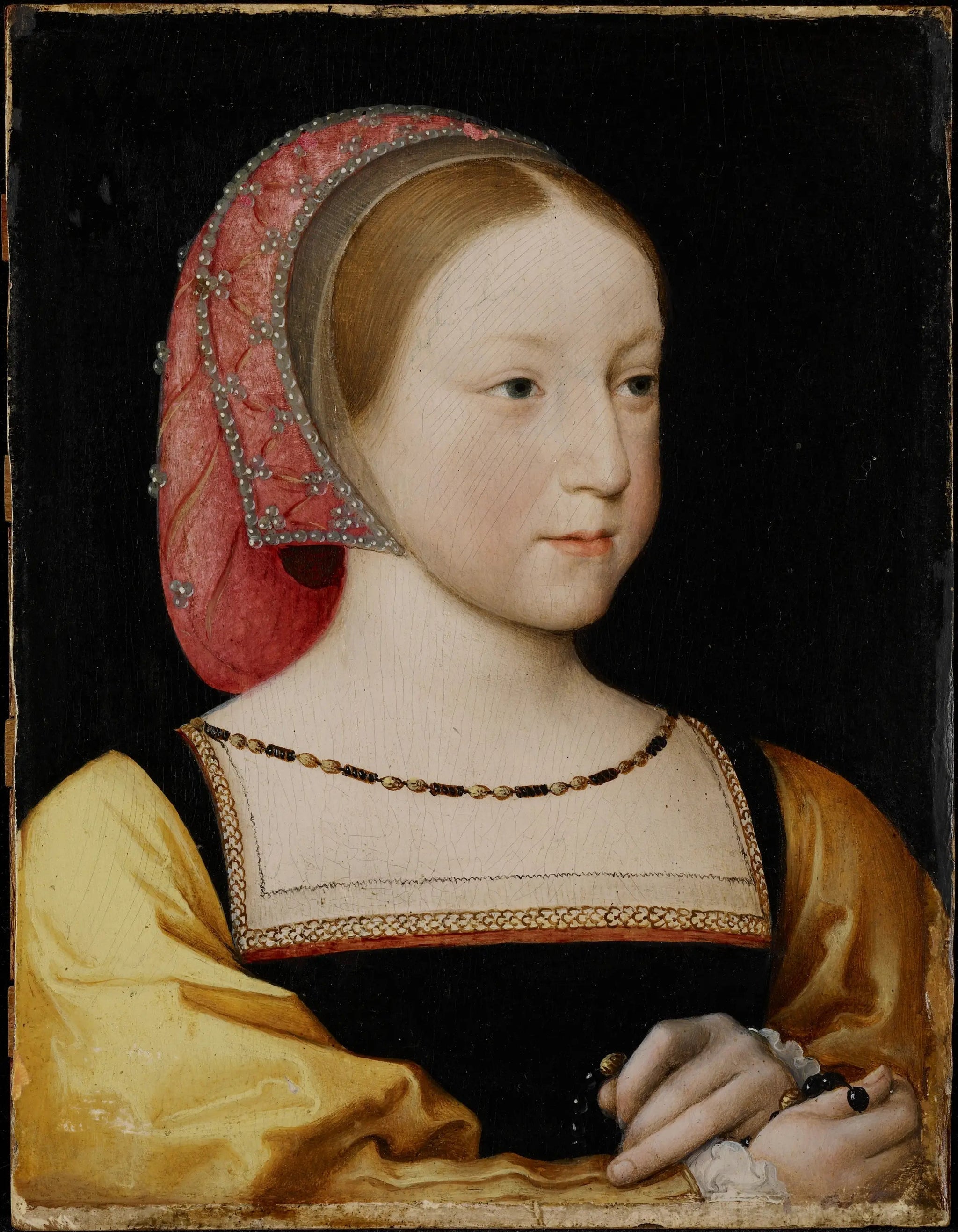 Portrait de Charlotte de Valois - Jean Clouet image 1 tableau peint à l’huile sur toile