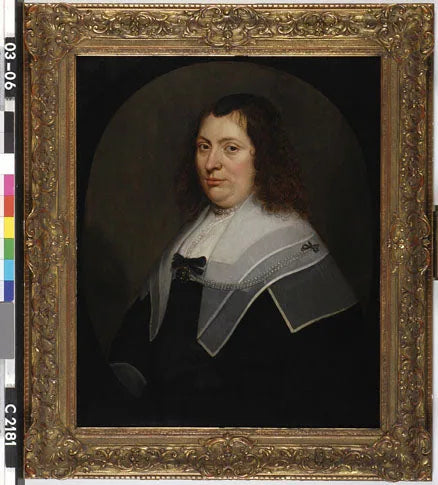 Portrait de Christina Pijll (née en 1601). épouse de Cornelis van Beveren - Gerrit van Honthorst image 1 reproduction artisanale de tableau
