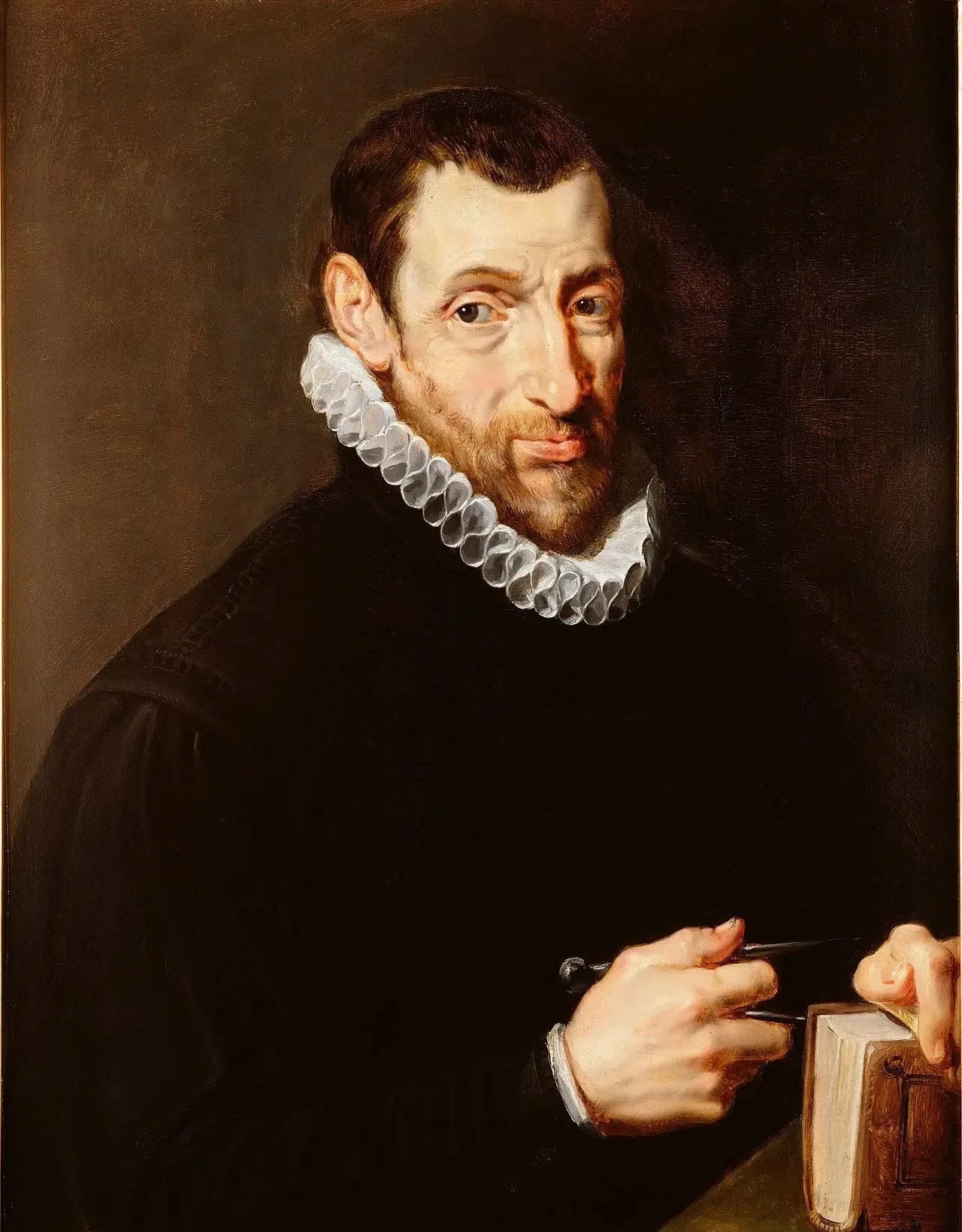 Portrait de Christophe Plantin - Peter Paul Rubens image 1 copie de tableau peinte à la main
