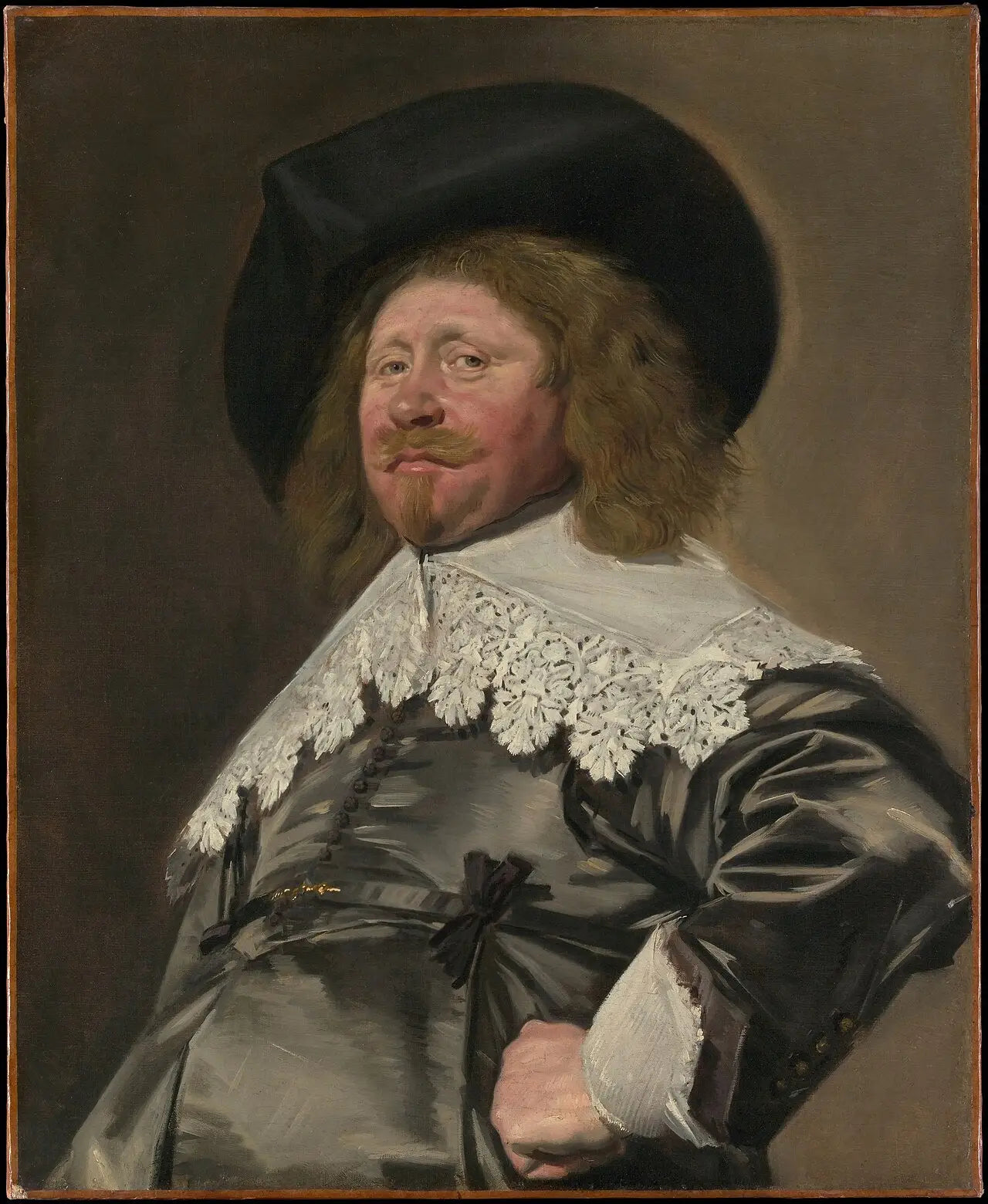 Portrait de Claes Duyst van Voorhout - Frans Hals image 1 reproduction réalisée par Alpha Reproduction