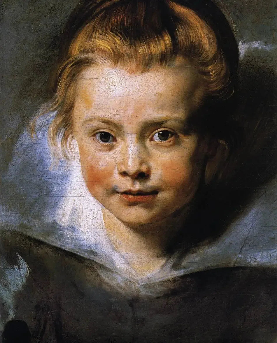Portrait de Clara Serena Rubens, la fille de l'artiste - Peter Paul Rubens image 1 reproduction de peinture à l’huile