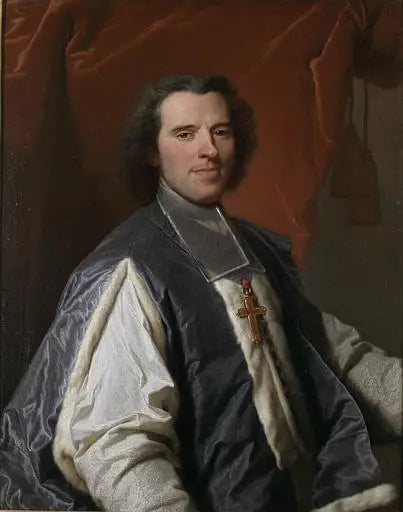 Portrait de Claude de Rouvroy de Saint-Simon, évêque de Metz - Hyacinthe Rigaud image 1 copie peinte à la main à l’huile