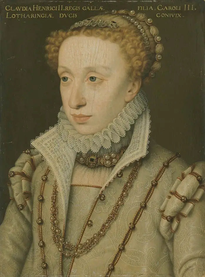 Portrait de Claudia de Valois (1547-1575) - François Clouet image 1 tableau peint à l’huile sur toile