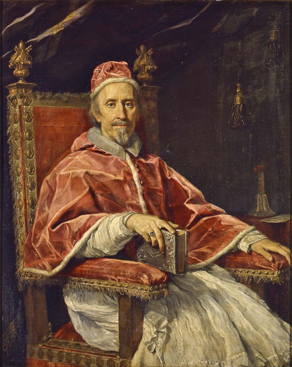 Portrait de Clément IX (Rospigliosi, 1667-1669) - Carlo Maratta image 1 reproduction artisanale de tableau