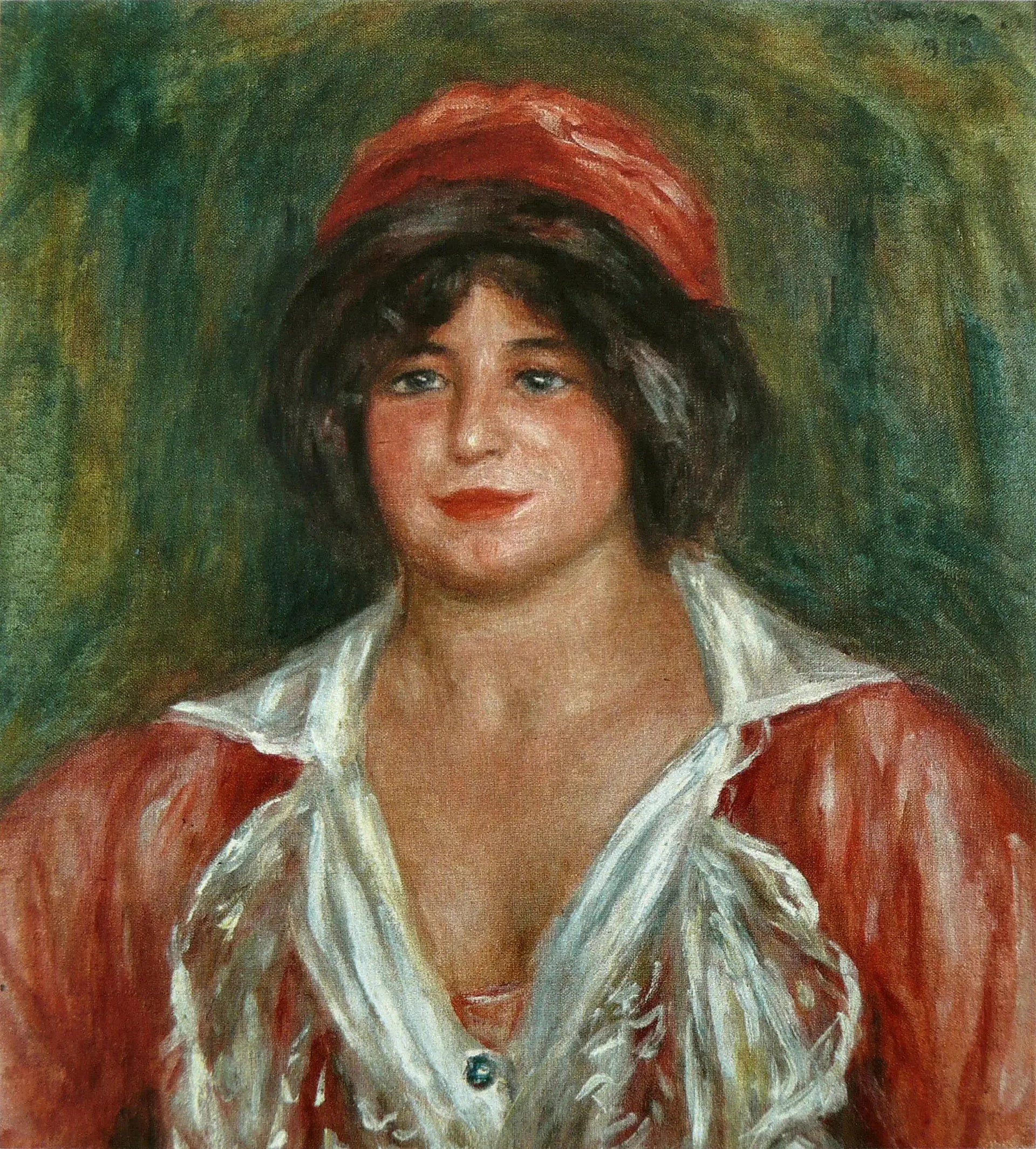 Portrait de Colonna Romano - Pierre-Auguste Renoir image 1 reproduction de peinture à l’huile