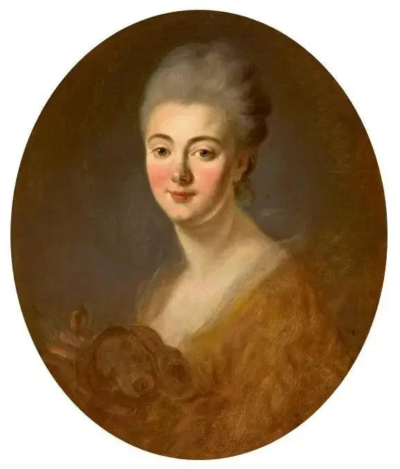 Portrait de Constance de Lowendal, comtesse Turpin de Crissé - Jean-Honoré Fragonard image 1 tableau peint à l’huile sur toile