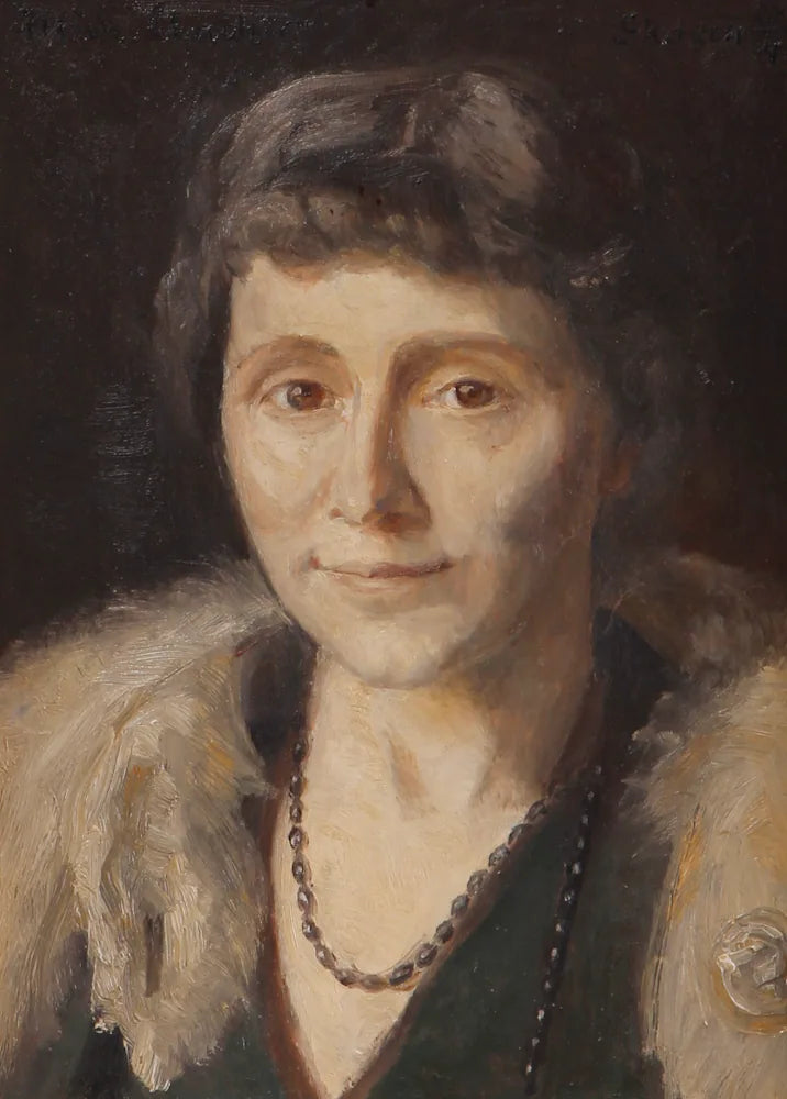 Portrait de Cornelia Elisabeth Bech. - Michael Peter Ancher