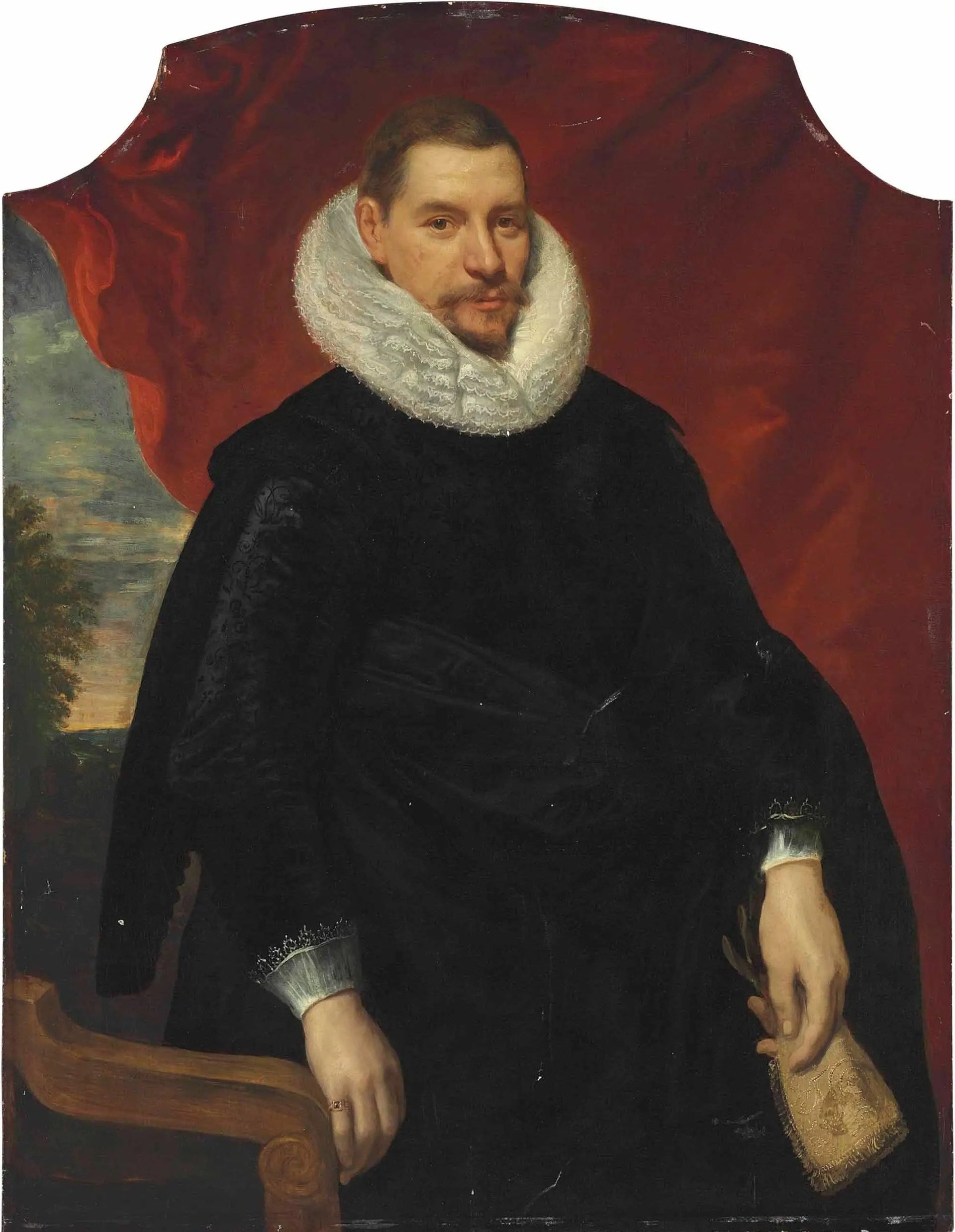 Portrait de Cornelis van Lantschot (1572-1656), ca. 1620 - Peter Paul Rubens image 1 copie de tableau peinte à la main