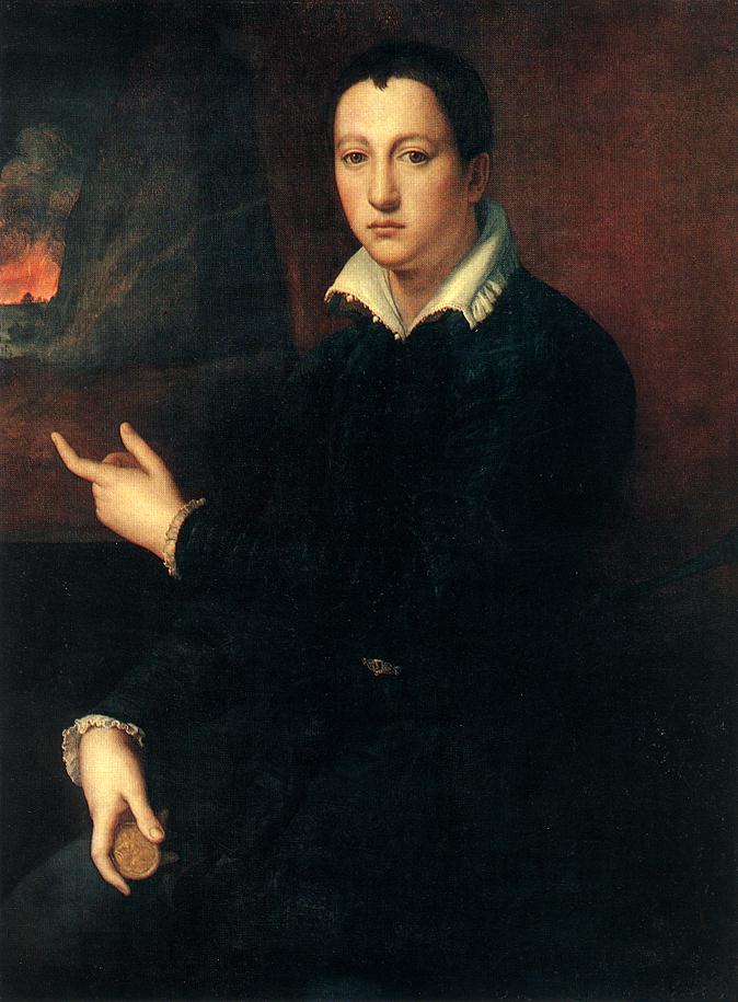 Portrait de Cosme Ier de Médicis - Bronzino image 1 reproduction artisanale de tableau