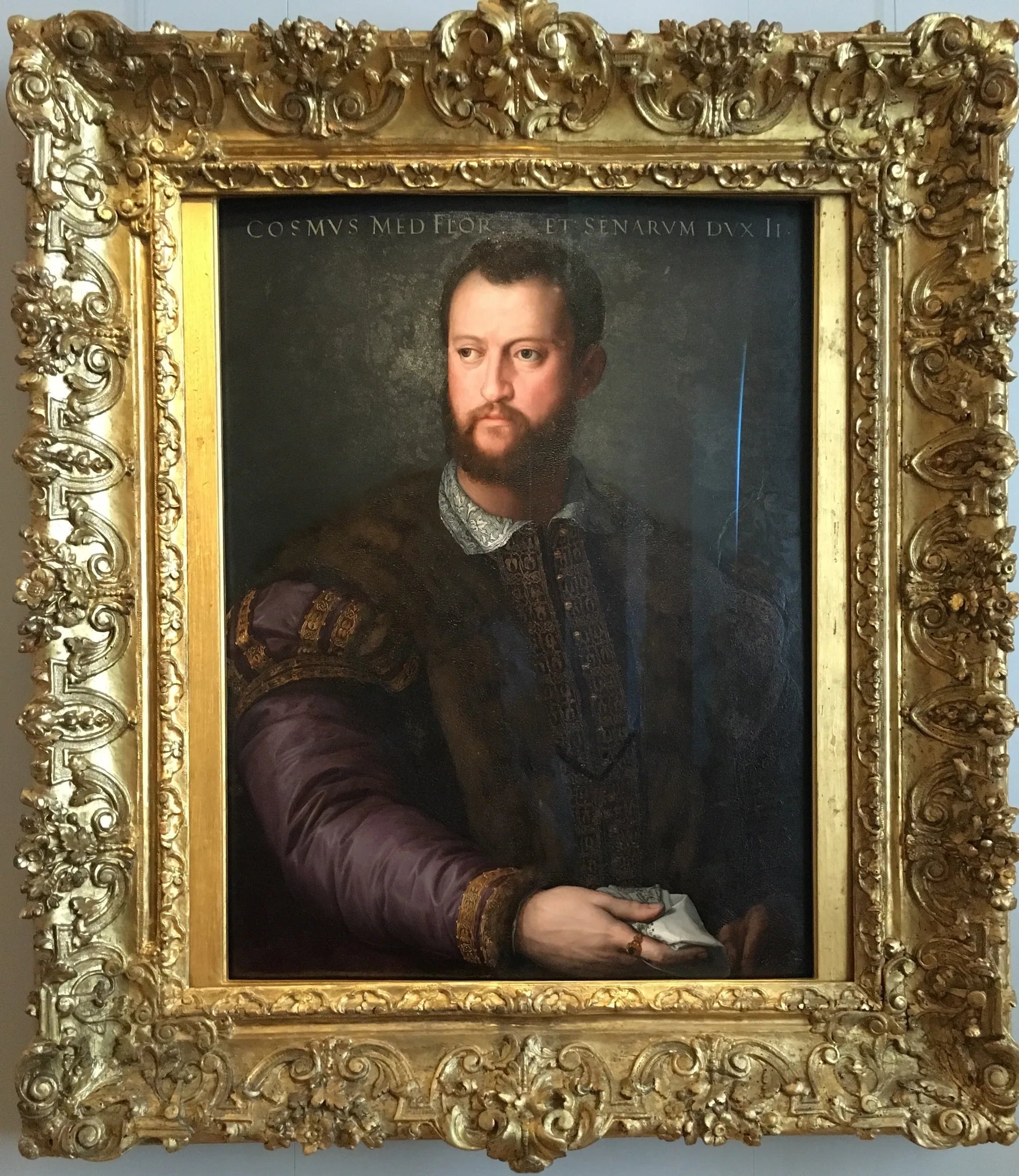 Portrait de Cosme Ier de Médicis. - Bronzino image 1 reproduction réalisée par Alpha Reproduction