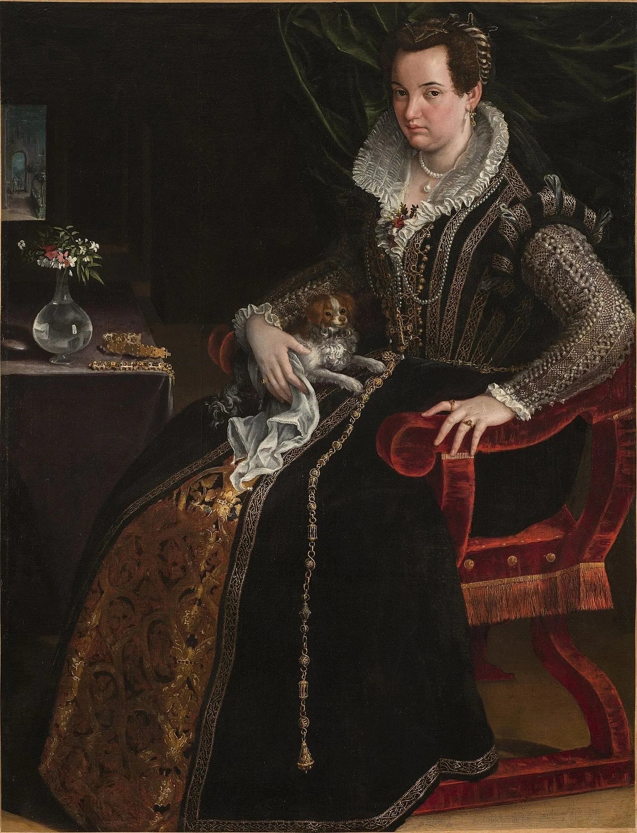 Portrait de Costanza Alidosi - Lavinia Fontana image 1 copie de tableau peinte à la main