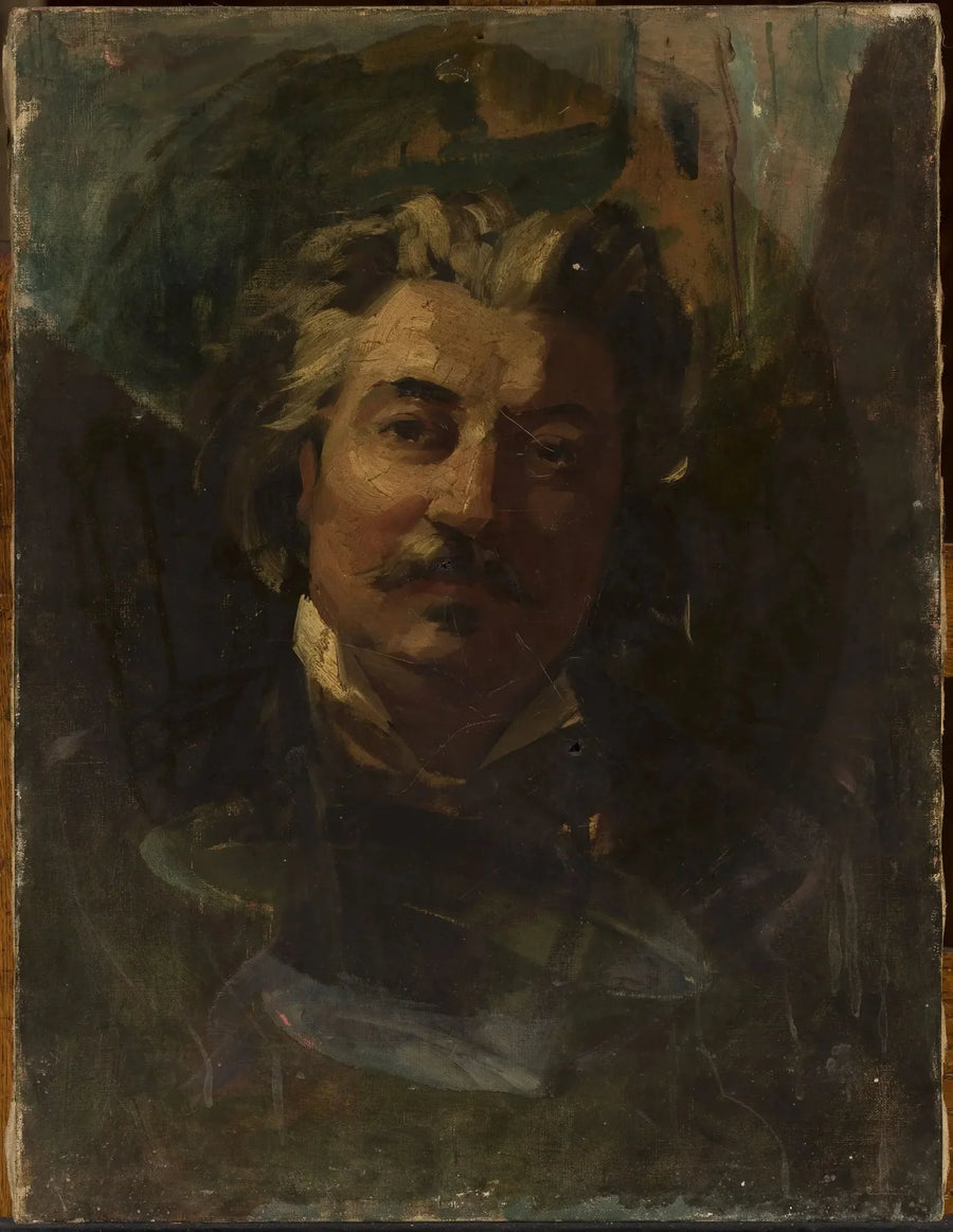 Portrait de Cyprien Godebski - Luis Ricardo Falero image 1 reproduction artisanale de tableau