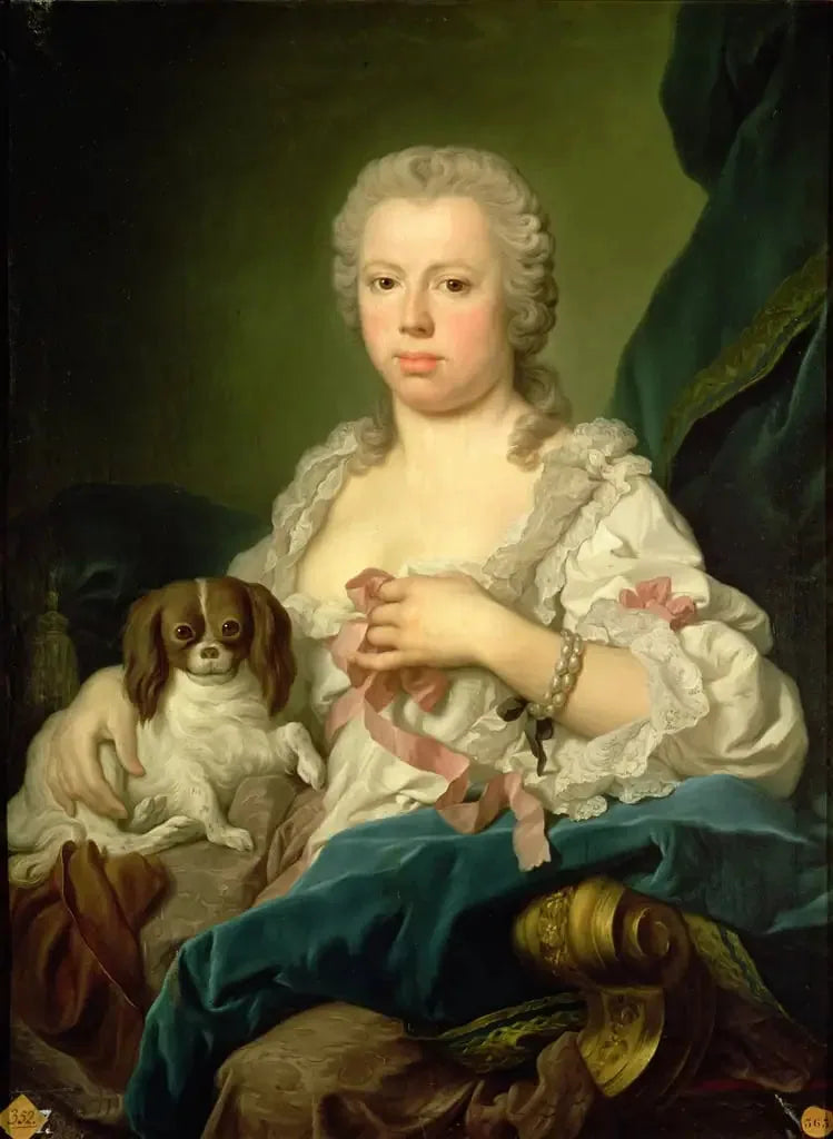 Portrait de dame Anne Clifford, comtesse Mahony - Pierre Subleyras image 1 copie de tableau peinte à la main
