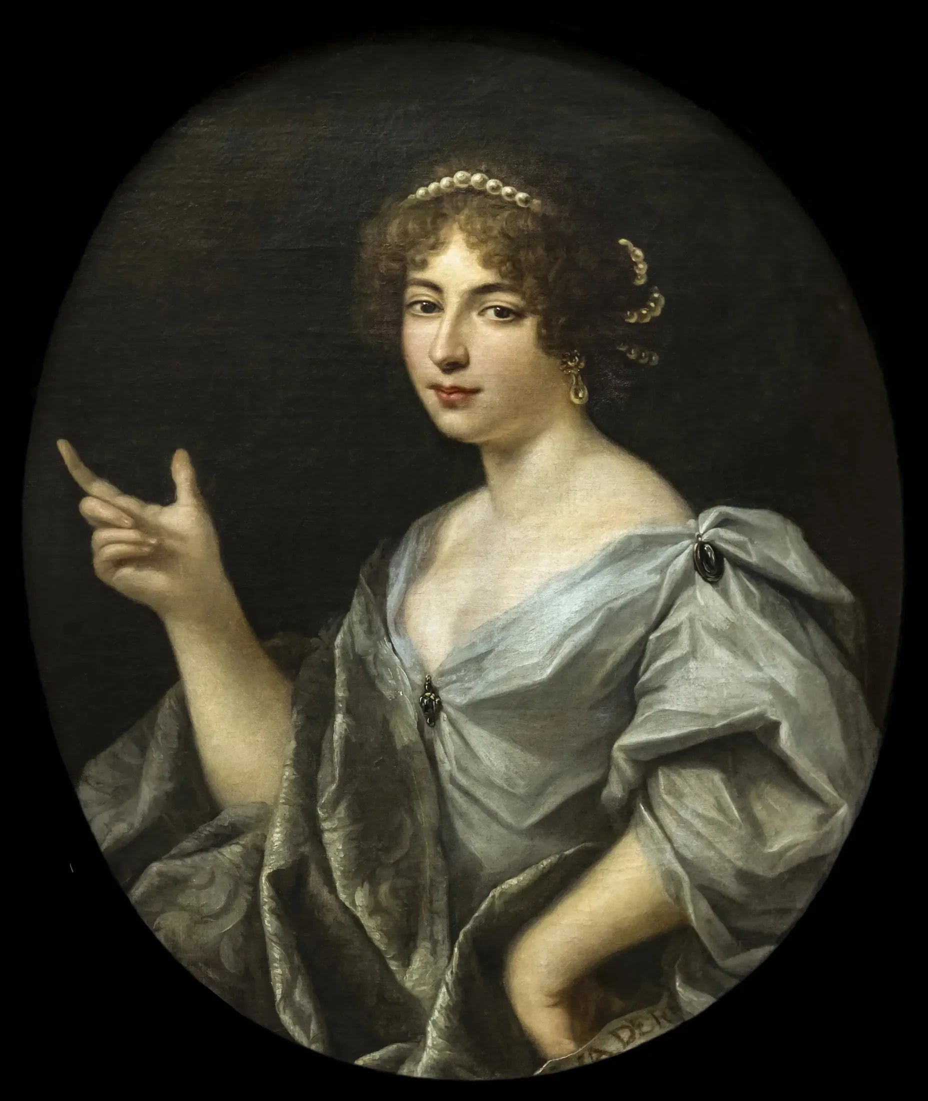 Portrait de dame de la cour - Pierre Mignard image 1 reproduction de peinture à l’huile