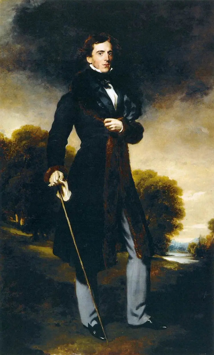 Portrait de David Lyon - Thomas Lawrence image 1 copie de tableau peinte à la main