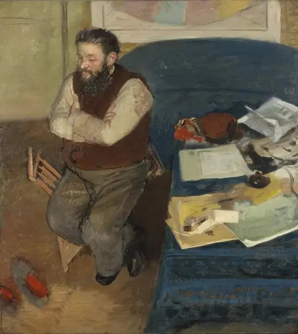 portrait de Diego Martelli - Edgar Degas