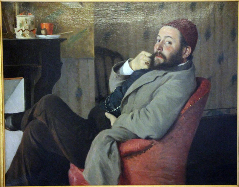 Portrait de Diego Martelli - Federico Zandomeneghi