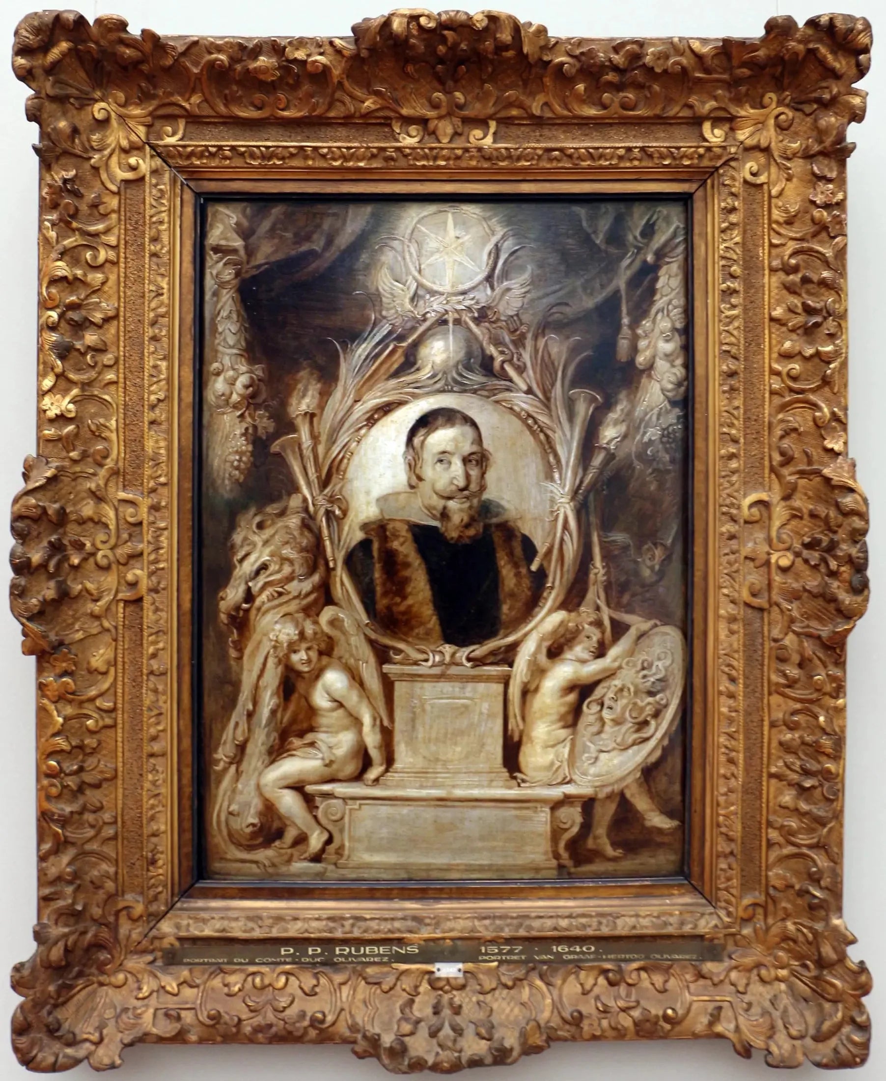 Portrait de Don Gasparo de Guzmàn y Pimentel, comte-duc d'Olivares, duc de San Lucar de Barrameda (1587-1645) - Peter Paul Rubens image 1 copie de tableau peinte à la main