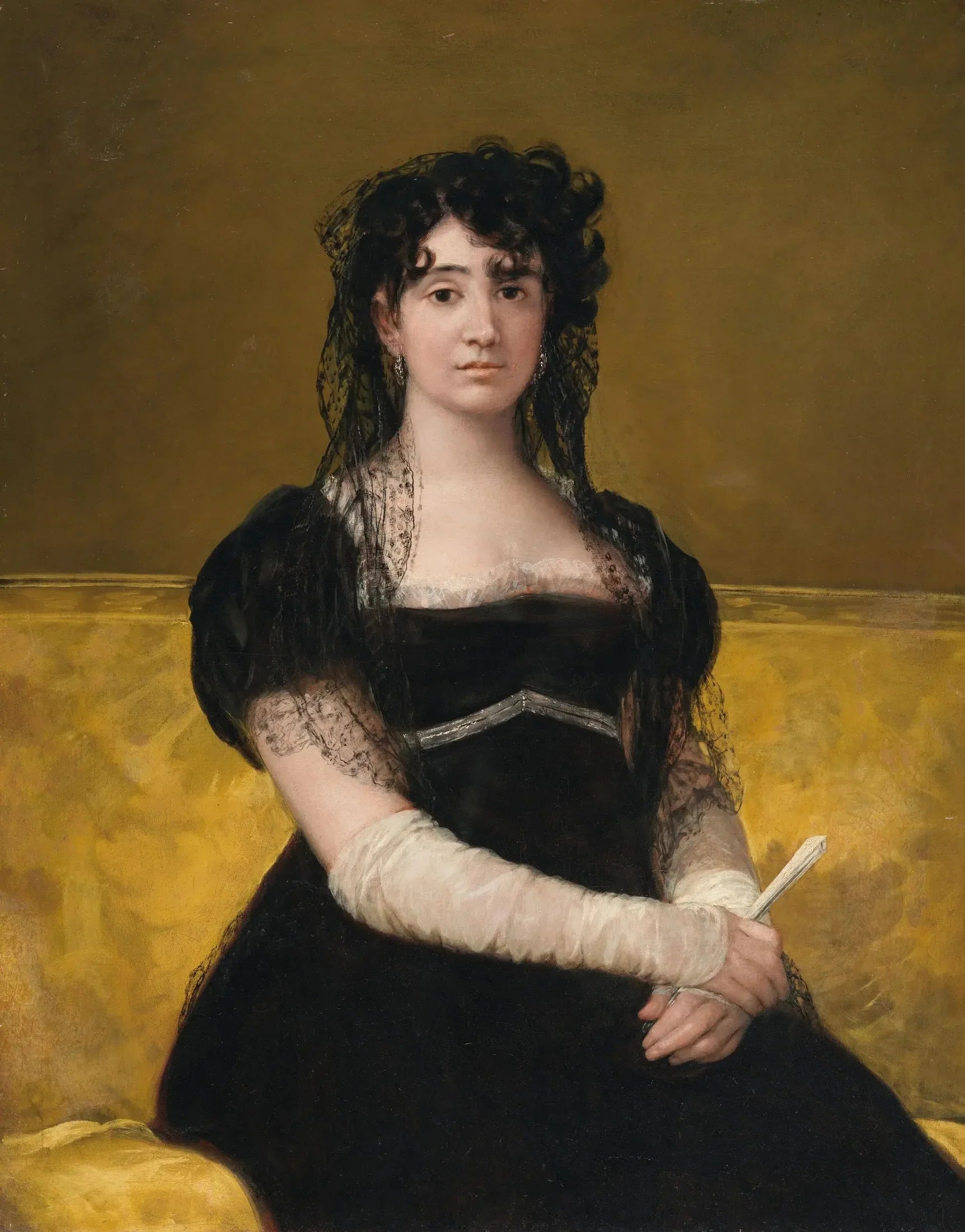 portrait de Doña Antonia Zárate - Francisco de Goya image 1 reproduction artisanale de tableau