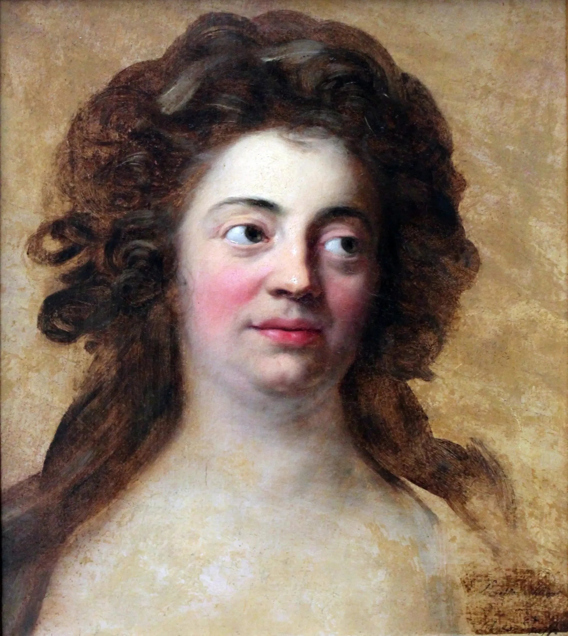 Portrait de Dorothea Schlegel, fille aînée du philosophe Moses Mendelsson - Anton Graff image 1 copie peinte à la main à l’huile