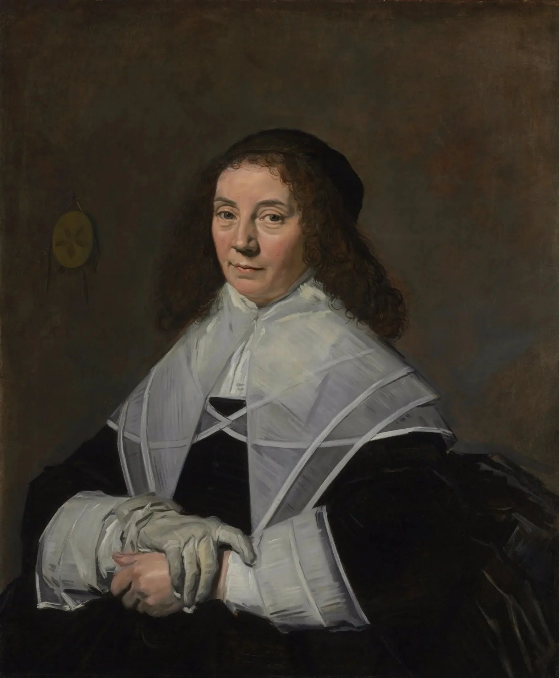Portrait de Dorothée Berck - Frans Hals image 1 copie peinte à la main à l’huile