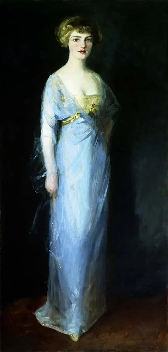 Portrait de Dorothy Wagstaff - Robert Henri image 1 reproduction de peinture à l’huile