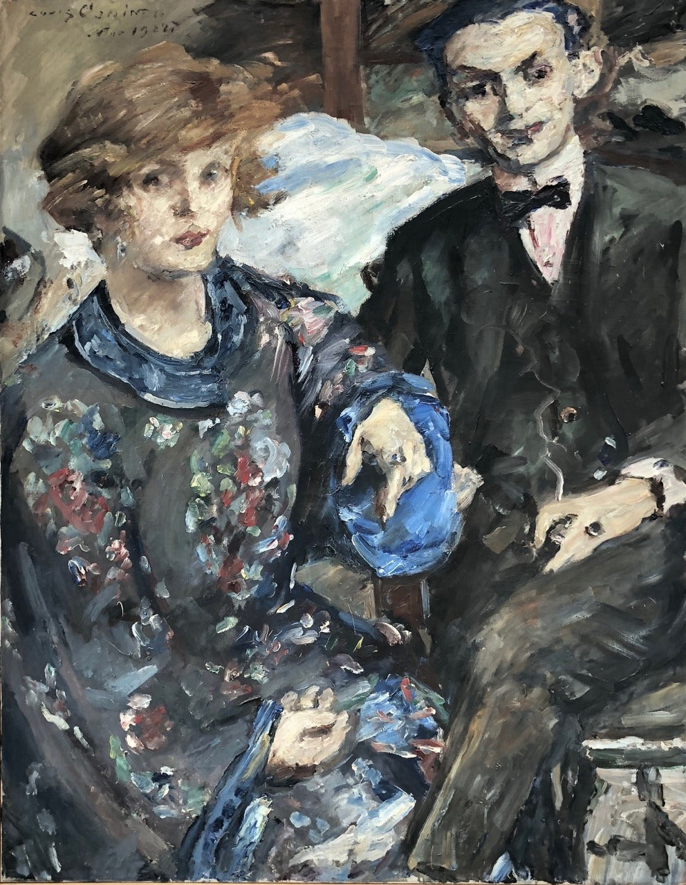 Portrait de Erich Goeritz et sa femme - Lovis Corinth image 1 reproduction d’œuvre d’art à l’huile