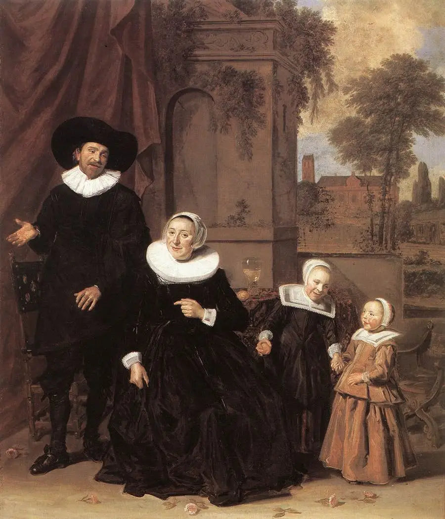 Portrait de famille dans un paysage - Frans Hals image 1 tableau peint à l’huile sur toile