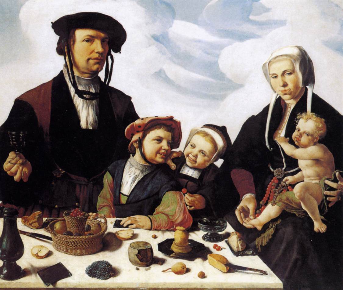 Portrait de famille - Maarten van Heemskerck image 1 copie peinte à la main à l’huile