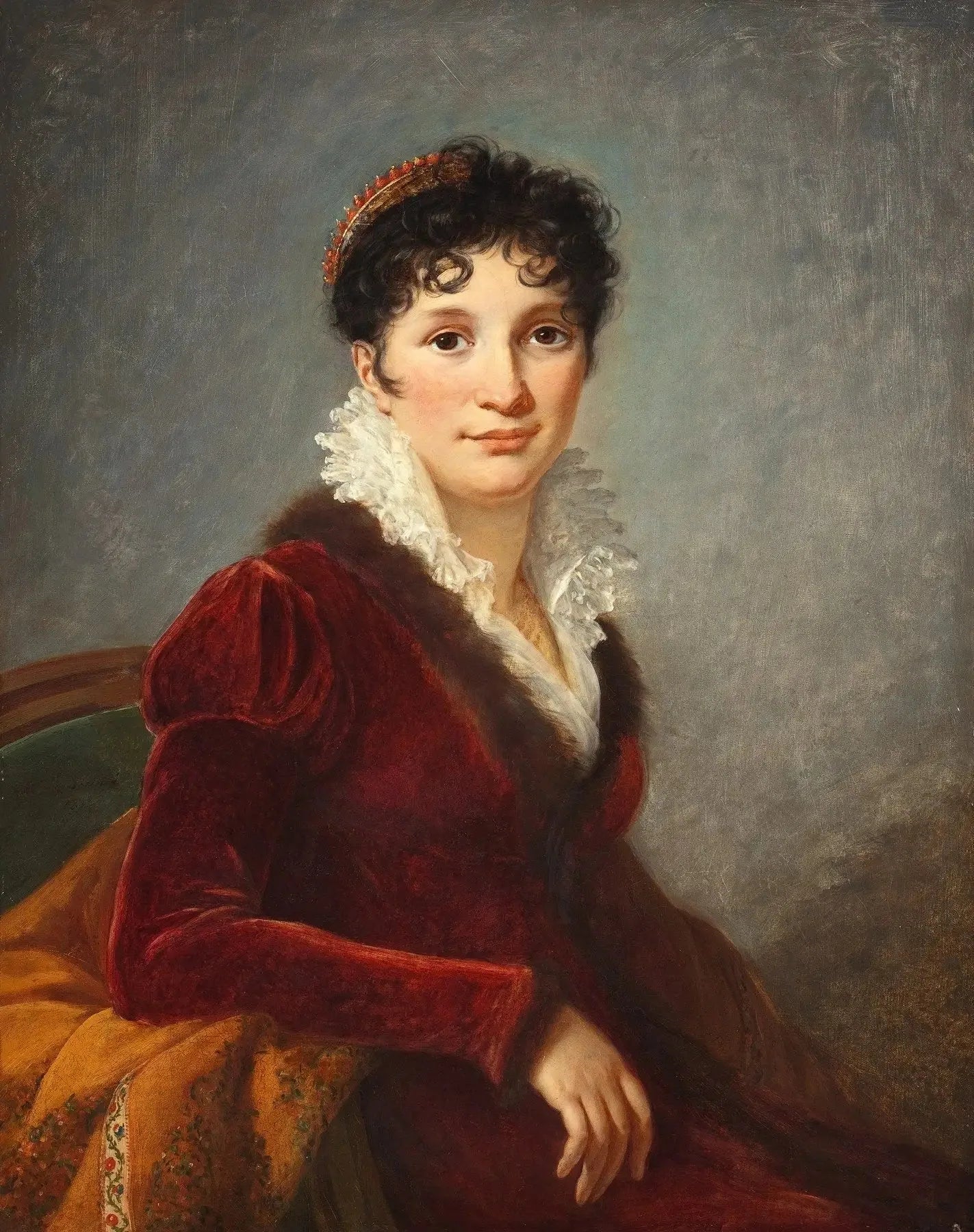 Portrait de Fanny Biron, princesse de Courlande - Élisabeth Vigée Le Brun image 1 reproduction artisanale de tableau